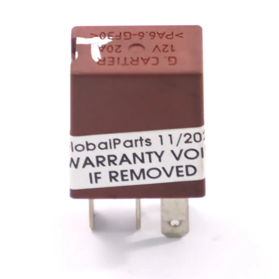 Renault Modulo relè Unità di controllo marrone 12V 20A 4 pin - SKU 8200263342 - Numero di parte 8200263342