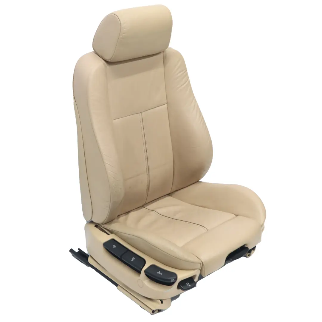 Asiento Delantero Derecho Cuero Montana Sandbeige N6SN para BMW E39 M Sport con número de pieza 8200280 BMW E39 M Sport Asiento Delantero Derecho Cuero Montana Sandbeige N6SN - SKU 8200280 - Número de pieza 8200280