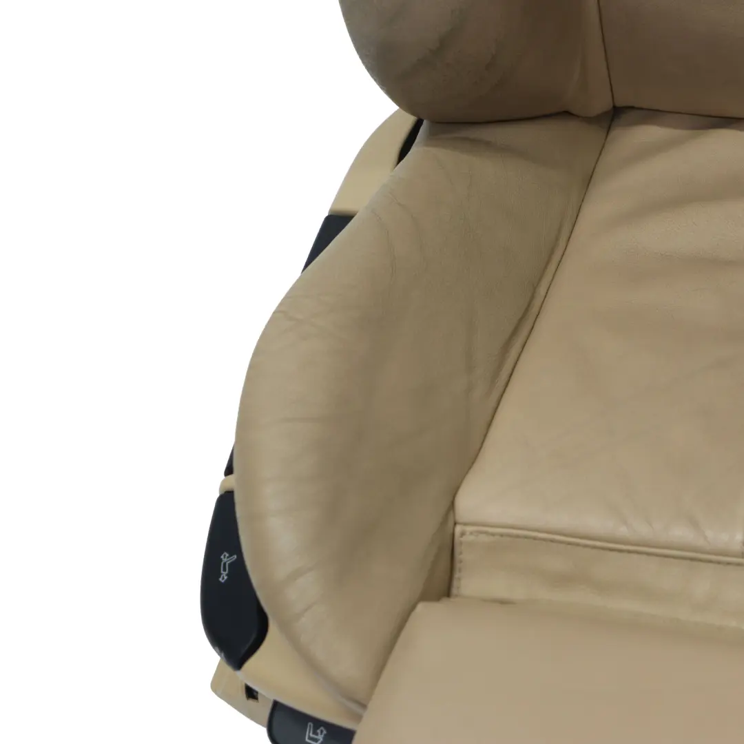 Asiento Delantero Derecho Cuero Montana Sandbeige N6SN para BMW E39 M Sport con número de pieza 8200280 BMW E39 M Sport Asiento Delantero Derecho Cuero Montana Sandbeige N6SN - SKU 8200280 - Número de pieza 8200280