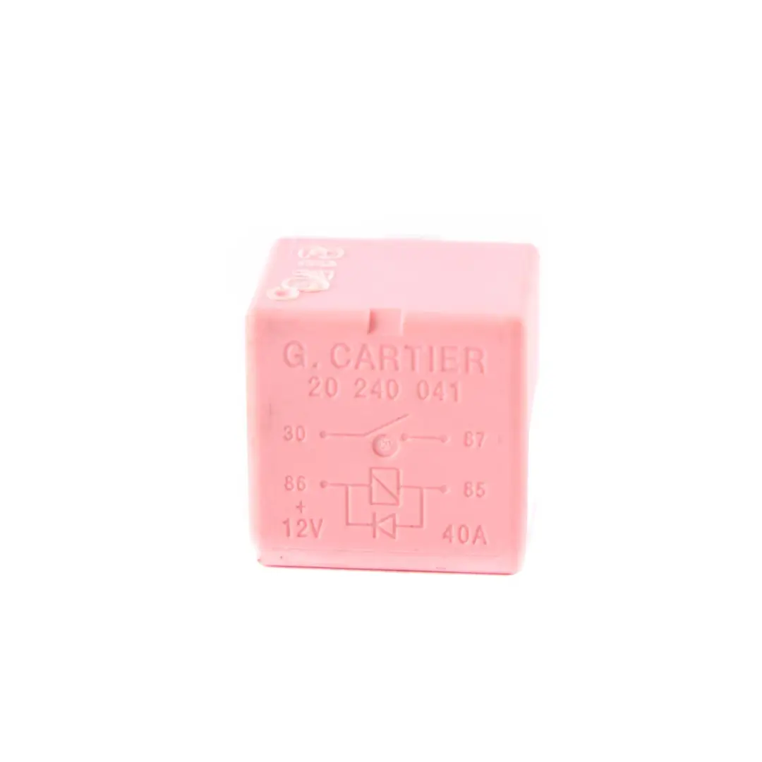 Fuse Pink Mercedes W415 Citroen Renault Kangoo Trafic Relay 4-Pin to with Part number 8200308271 Fuse Pink Mercedes W415 Citroen Renault Kangoo Trafic Relay 4-Pin - SKU 8200308271 - Part number 8200308271