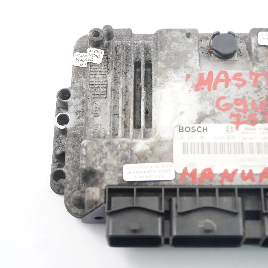 Renault Master 2 G9U 754 2.5 dCi Diesel Engine Unit ECU Manual - SKU 8200311550 - Part number 8200311550