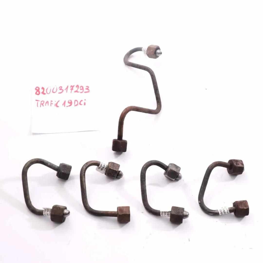 Renault Trafic 1.9 DCI Tuyau pression Ligne d'injection carburant Rail Set - SKU 8200317293 - Numéro de pièce 8200317293