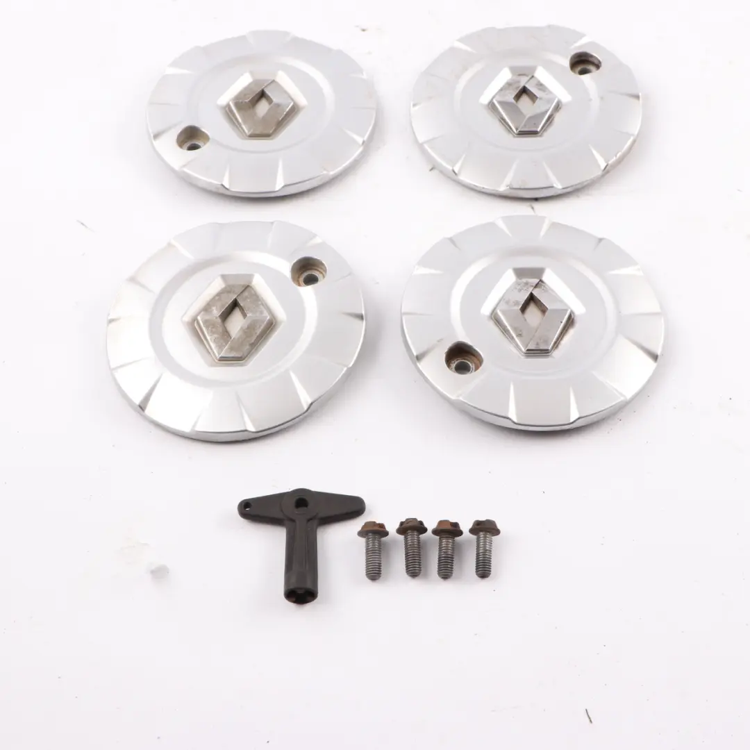 Alloy Centre Cap Wheel Trim Hub Cover Set to Renault Clio 3 with Part number 8200319245 Renault Clio 3 Alloy Centre Cap Wheel Trim Hub Cover Set - SKU 8200319245 - Part number 8200319245