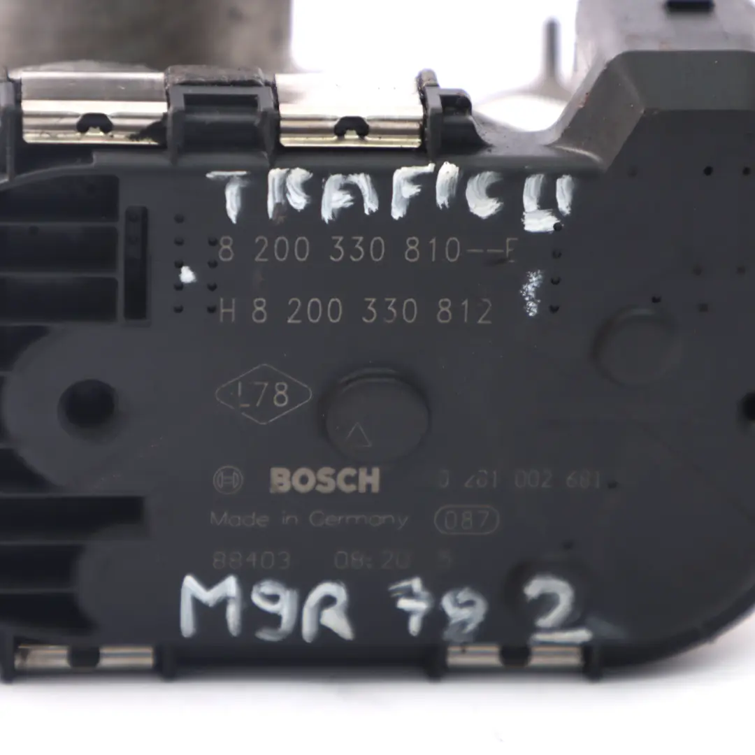 Przepustnica do Renault Trafic II Laguna II Megane II 2.0 DCI o numerze 8200330810 Renault Trafic II Laguna II Megane II 2.0 DCI Przepustnica - SKU 8200330810 - Numer Części 8200330810