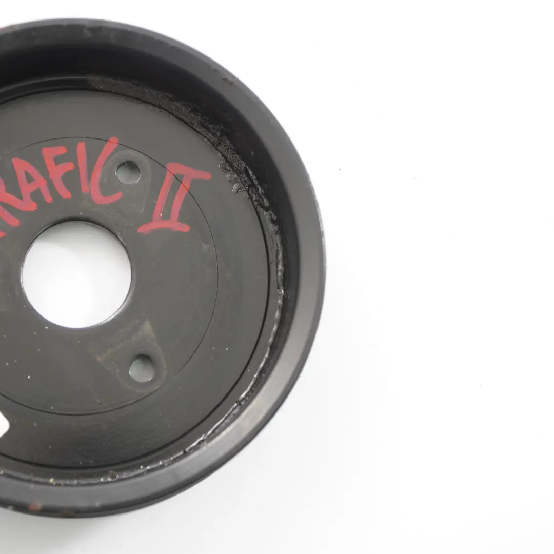 Polea bomba de dirección asistida para Renault Trafic II Vivaro A 2.0 DCI con número de pieza 8200357347 Renault Trafic II Vivaro A 2.0 DCI Polea bomba de dirección asistida - SKU 8200357347 - Número de pieza 8200357347