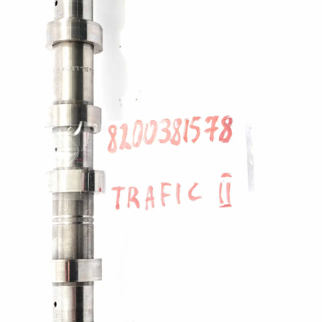 Árbol levas admisión Trafic II Vivaro A 2.0 DCI Distribución motor para con número de pieza 8200381578 Árbol levas admisión Trafic II Vivaro A 2.0 DCI Distribución motor - SKU 8200381578 - Número de pieza 8200381578