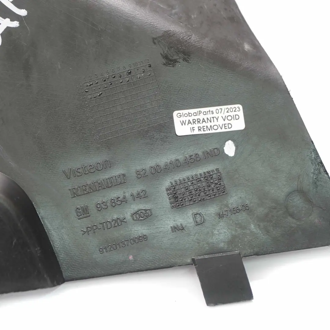 Guide conduite air Tuyau aération Dégagement Garniture Droite pour Renault Trafic II à propos du numéro de pièce 8200410458 Renault Trafic II Guide conduite air Tuyau aération Dégagement Garniture Droite - SKU 8200410458 - Numéro de pièce 8200410458