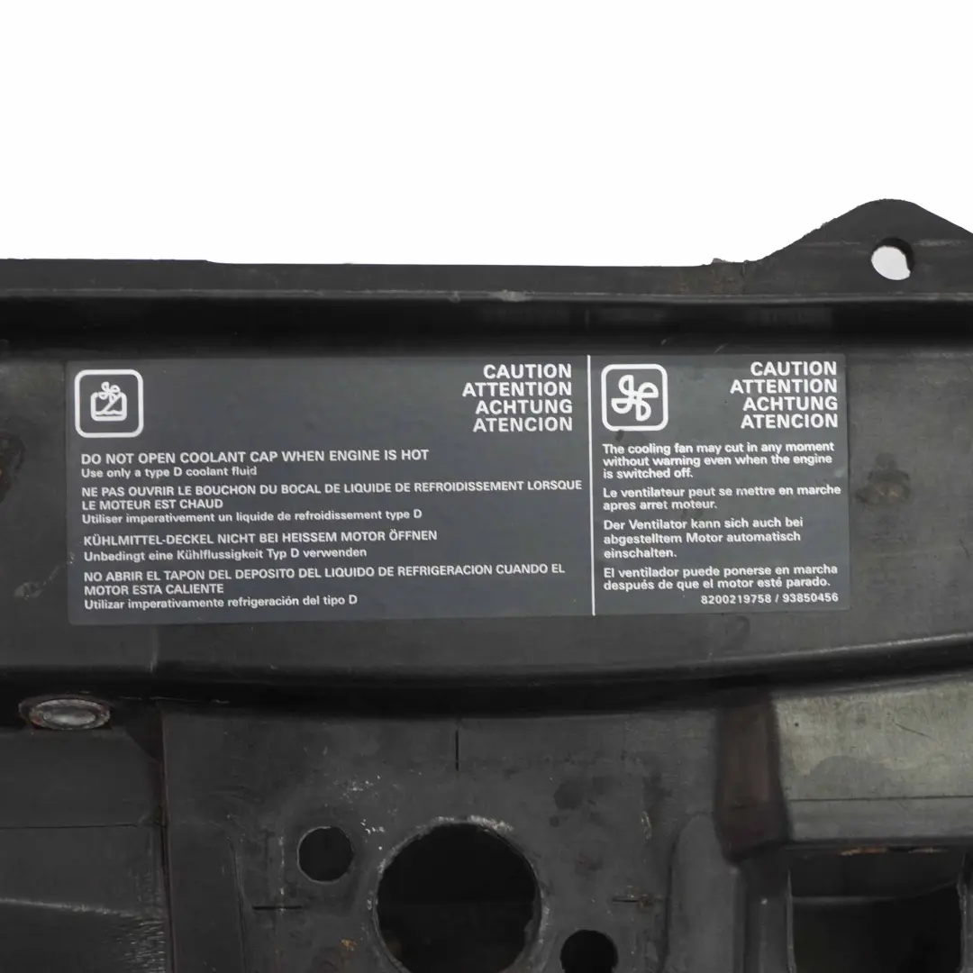 Pannello anteriore Radiatore Montaggio per Renault Trafic con numero di parte 8200411923 Renault Trafic Pannello anteriore Radiatore Montaggio - SKU 8200411923 - Numero di parte 8200411923