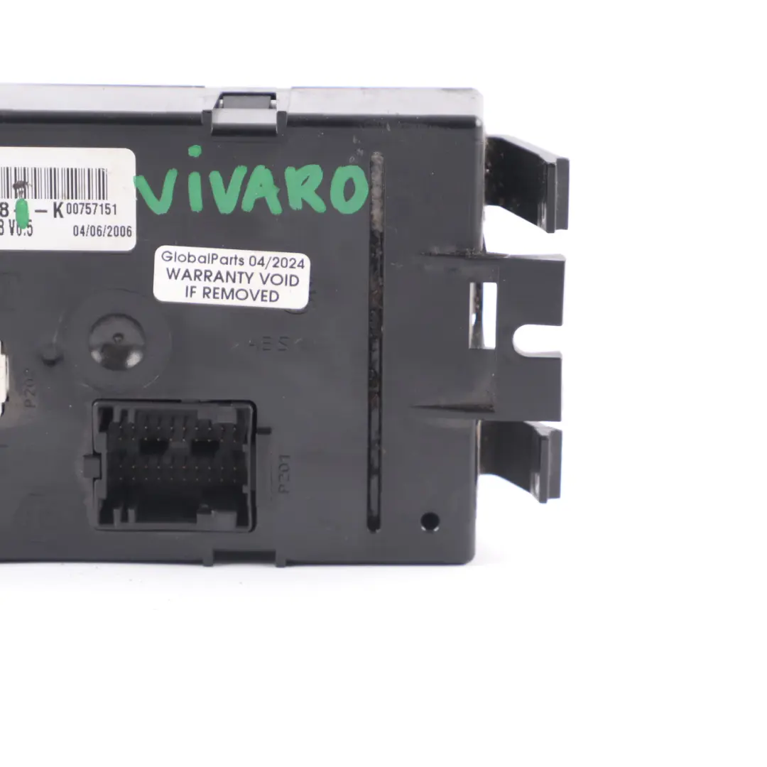 Renault Trafic 2 Vauxhall Vivaro A Body Control Module ECU - SKU 8200461558 - Part number 8200461558