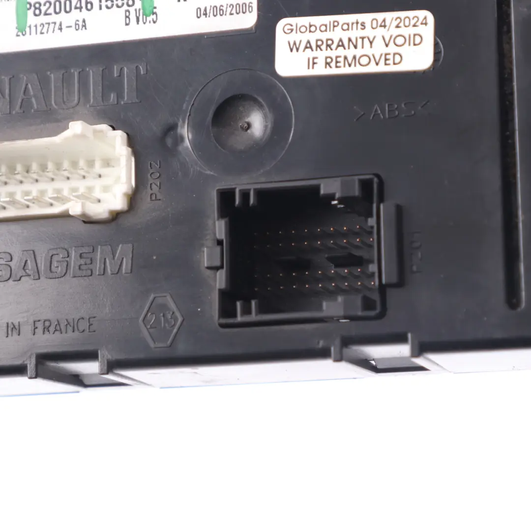 Body Control Module ECU to Renault Trafic 2 Vauxhall Vivaro A with Part number 8200461558 Renault Trafic 2 Vauxhall Vivaro A Body Control Module ECU - SKU 8200461558 - Part number 8200461558