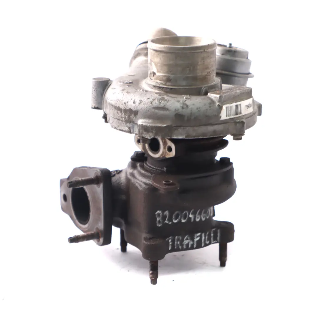 Turbocompresor Turbo para Renault Trafic 2 Opel Vivaro 2.0 dCi CDTI con número de pieza 8200466021 Renault Trafic 2 Opel Vivaro 2.0 dCi CDTI Turbocompresor Turbo - SKU 8200466021 - Número de pieza 8200466021