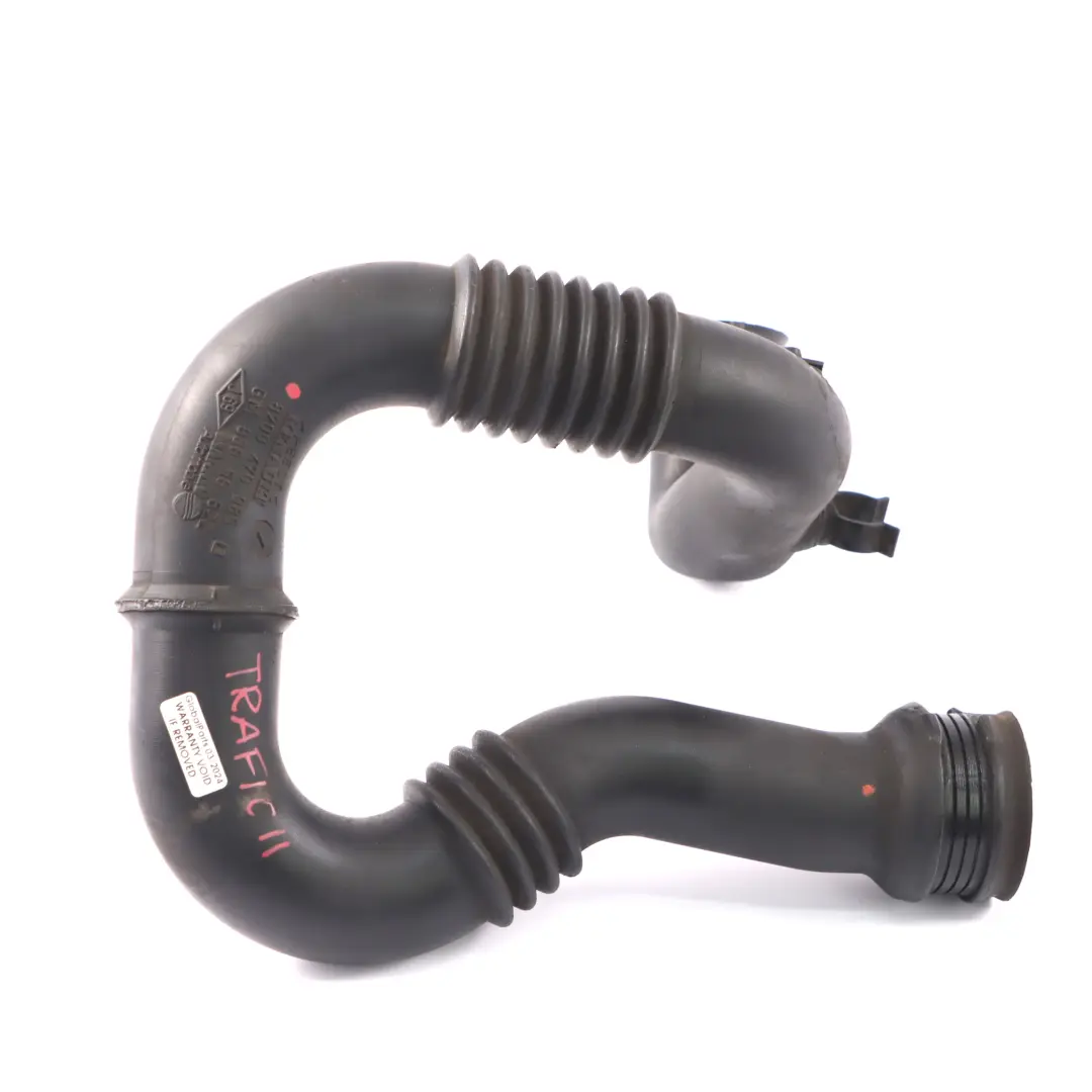 Pipe Hose to Renault Trafic II Vivaro B 2.0 DCI Turbo Intercooler Air with Part number 8200470985 Renault Trafic II Vivaro B 2.0 DCI Turbo Intercooler Air Pipe Hose - SKU 8200470985 - Part number 8200470985