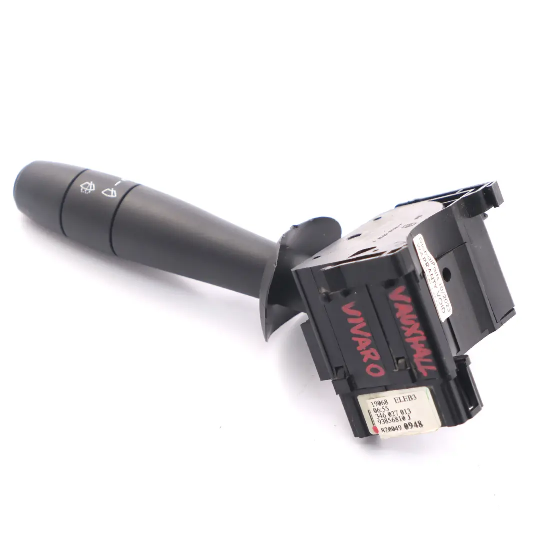 Wiper Stalk Control Arm Switch to Renault Trafic 2 Vauxhall Vivaro A with Part number 8200490948 Renault Trafic 2 Vauxhall Vivaro A Wiper Stalk Control Arm Switch - SKU 8200490948 - Part number 8200490948