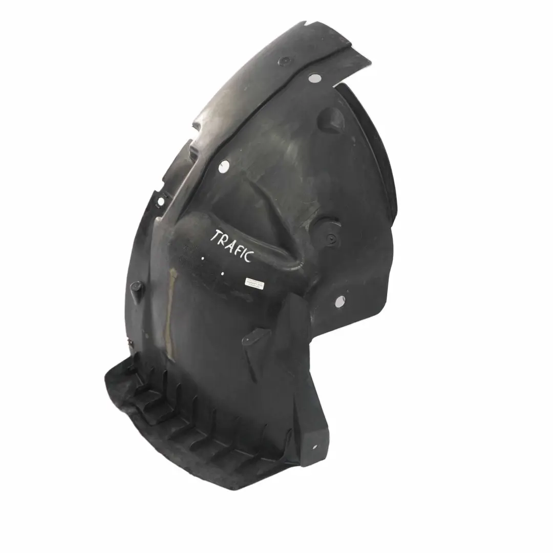 Paso Rueda Delantero Derecho Tapa Carcasa Sección Delantera para Renault Trafic II con número de pieza 8200508348 Renault Trafic II Paso Rueda Delantero Derecho Tapa Carcasa Sección Delantera - SKU 8200508348 - Número de pieza 8200508348