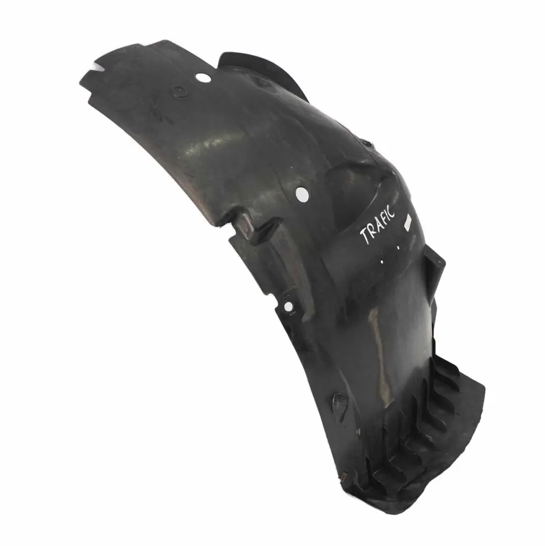 Paso Rueda Delantero Derecho Tapa Carcasa Sección Delantera para Renault Trafic II con número de pieza 8200508348 Renault Trafic II Paso Rueda Delantero Derecho Tapa Carcasa Sección Delantera - SKU 8200508348 - Número de pieza 8200508348