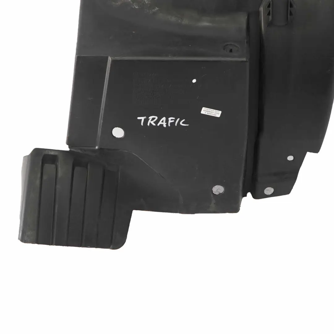 Paso Rueda Delantero Derecho Tapa Carcasa Sección Trasera para Renault Trafic II con número de pieza 8200508353 Renault Trafic II Paso Rueda Delantero Derecho Tapa Carcasa Sección Trasera - SKU 8200508353 - Número de pieza 8200508353