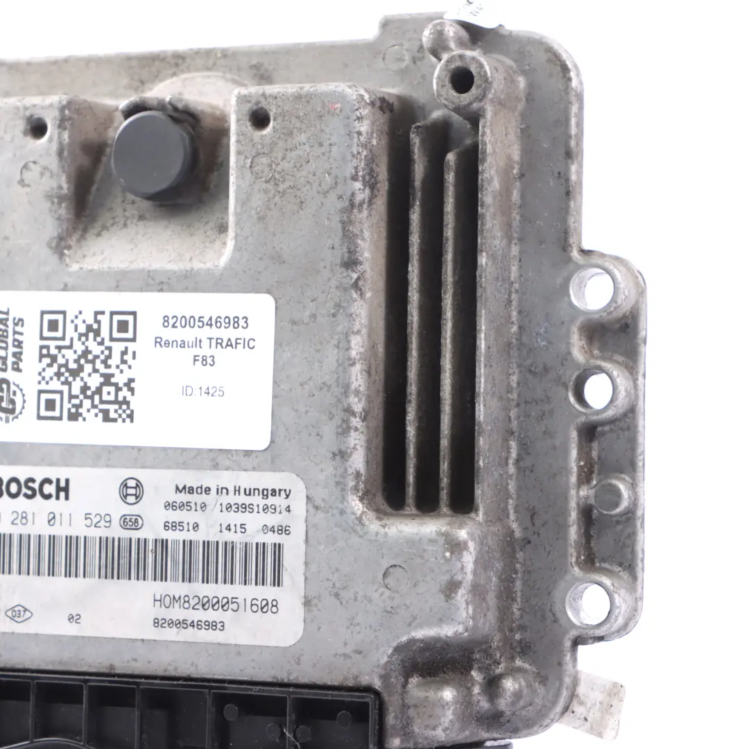 F9Q 760 Engine Control Module ECU Manual to Renault Trafic F83 with Part number 8200546983 Renault Trafic F83 F9Q 760 Engine Control Module ECU Manual - SKU 8200546983 - Part number 8200546983