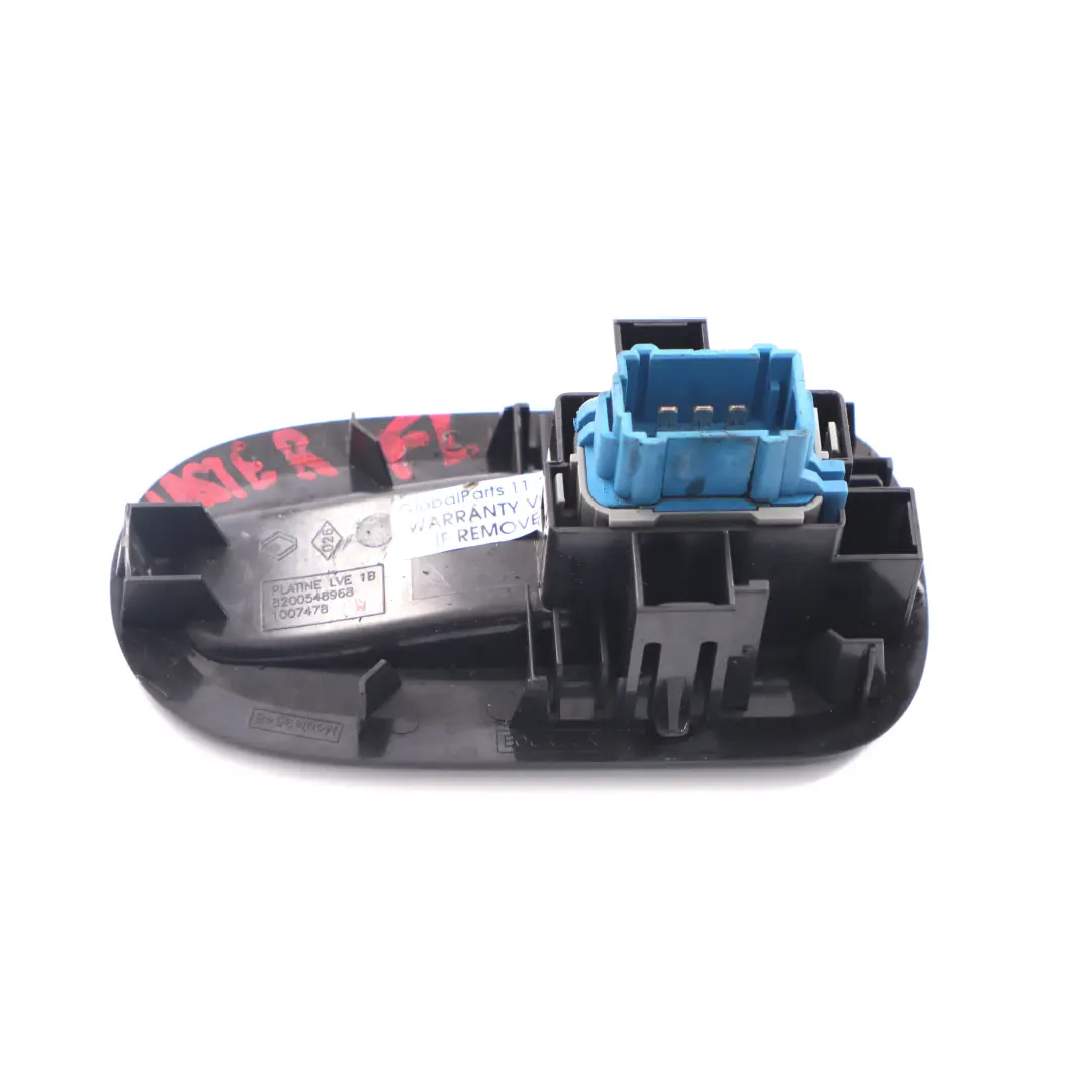 Renault Master 3 Fensterheber Schalter Regulator Vorne Rechts Trim - SKU 8200548968 - Teilenummer 8200548968