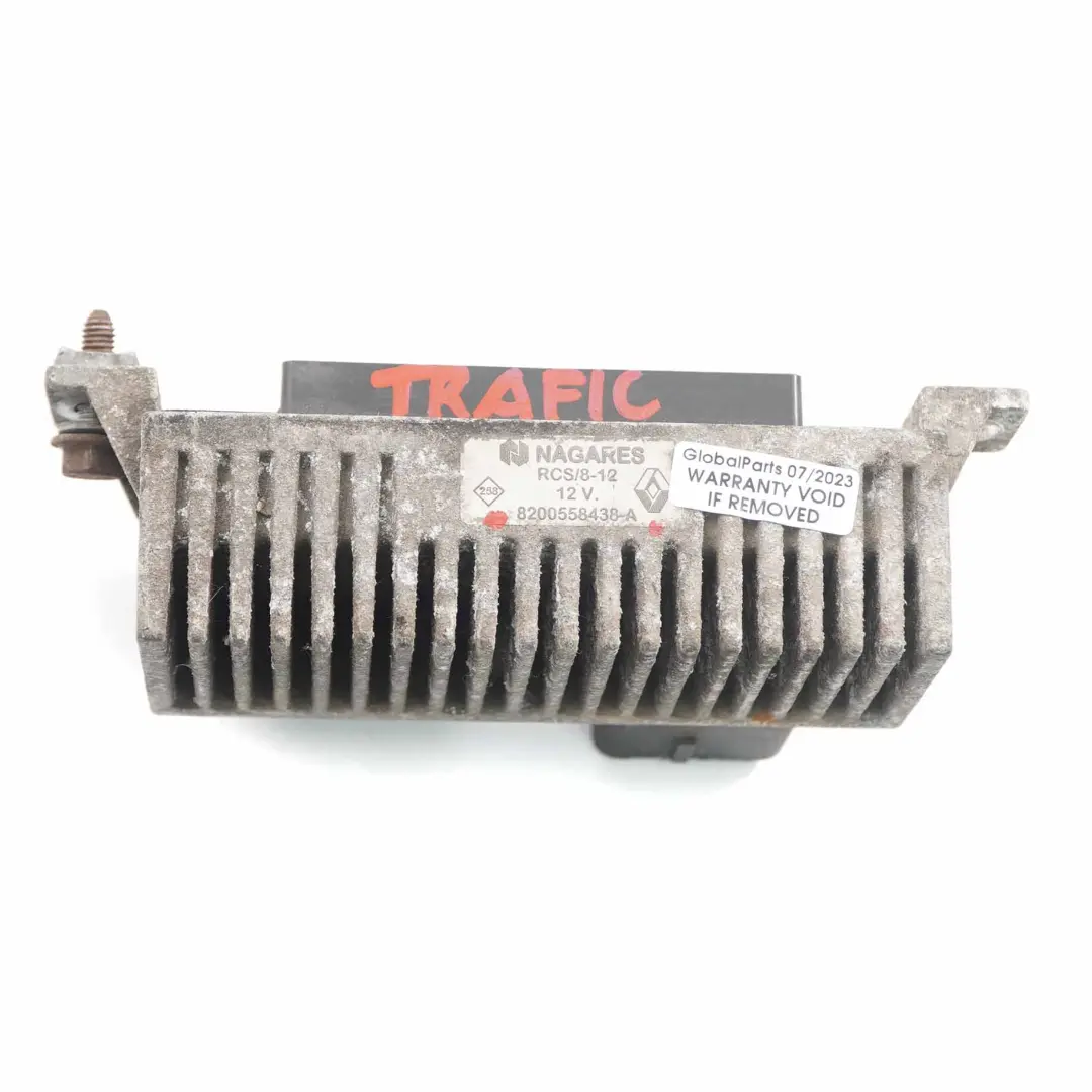  Glow Plug Mercedes W176 W246 Renault Trafic II Relay Unit Module Diesel Engine - SKU 8200558438-A - Part number 8200558438-A