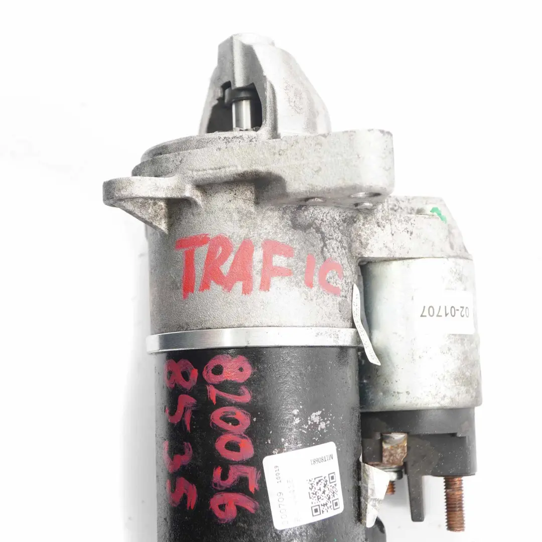 Renault Trafic Opel Vivaro Diesel Starter Motor - SKU 8200568535 - Part number 8200568535
