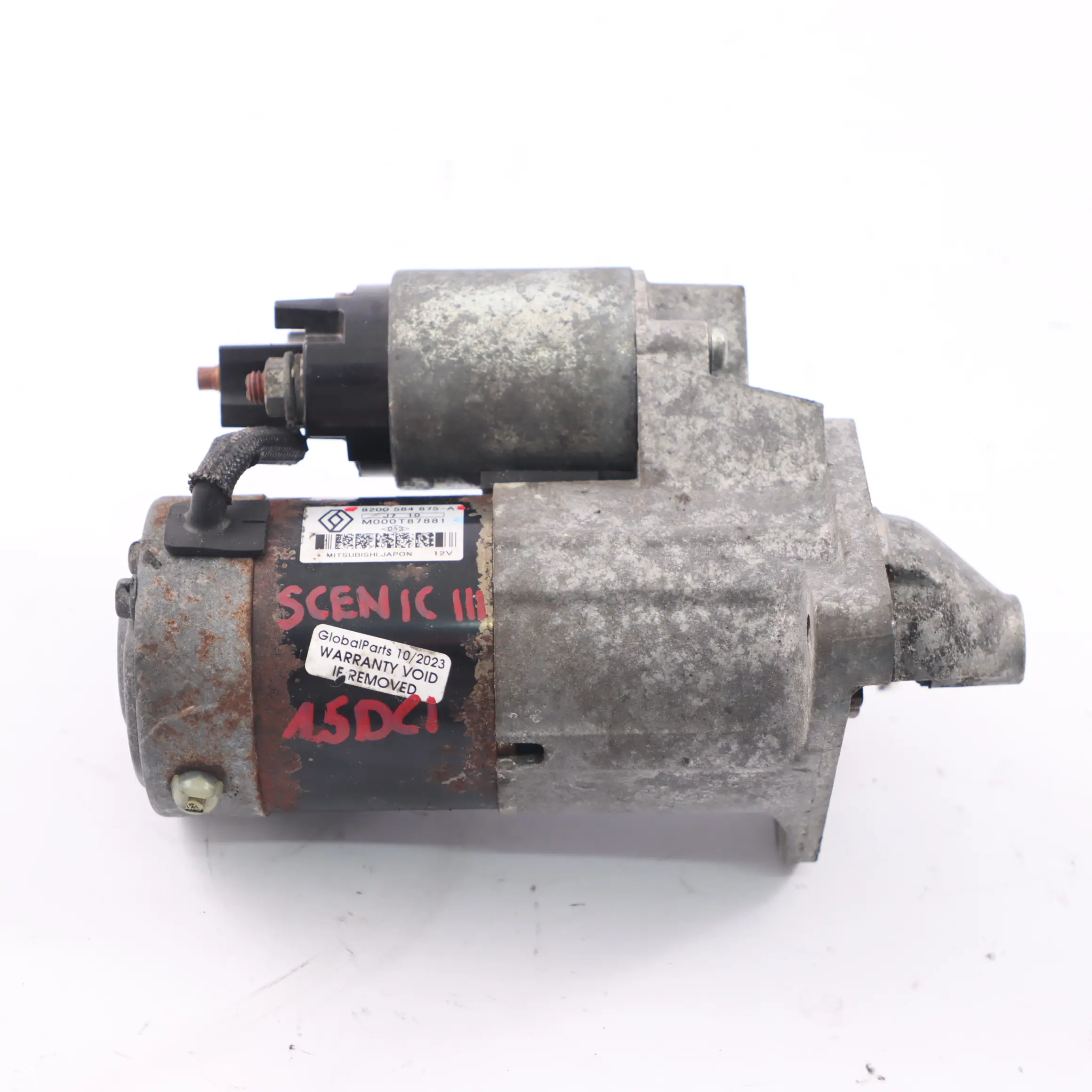 Renault Scenic 1.5 DCi Diesel Starter Motor Actuator Valeo 8200584675A