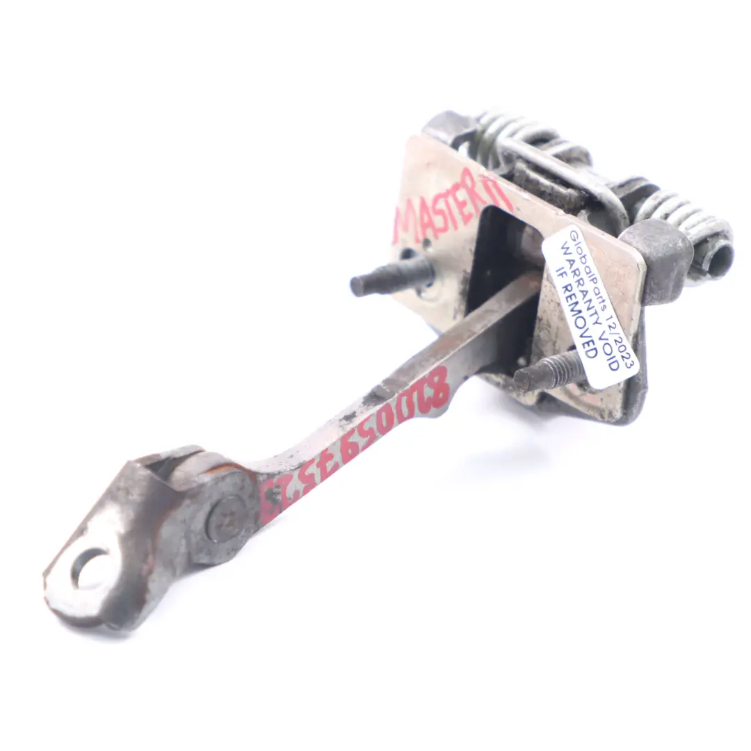 Door Hinge Renault Master II Front Left Right N/O/S Check Strap to with Part number 8200597523 Door Hinge Renault Master II Front Left Right N/O/S Check Strap - SKU 8200597523 - Part number 8200597523