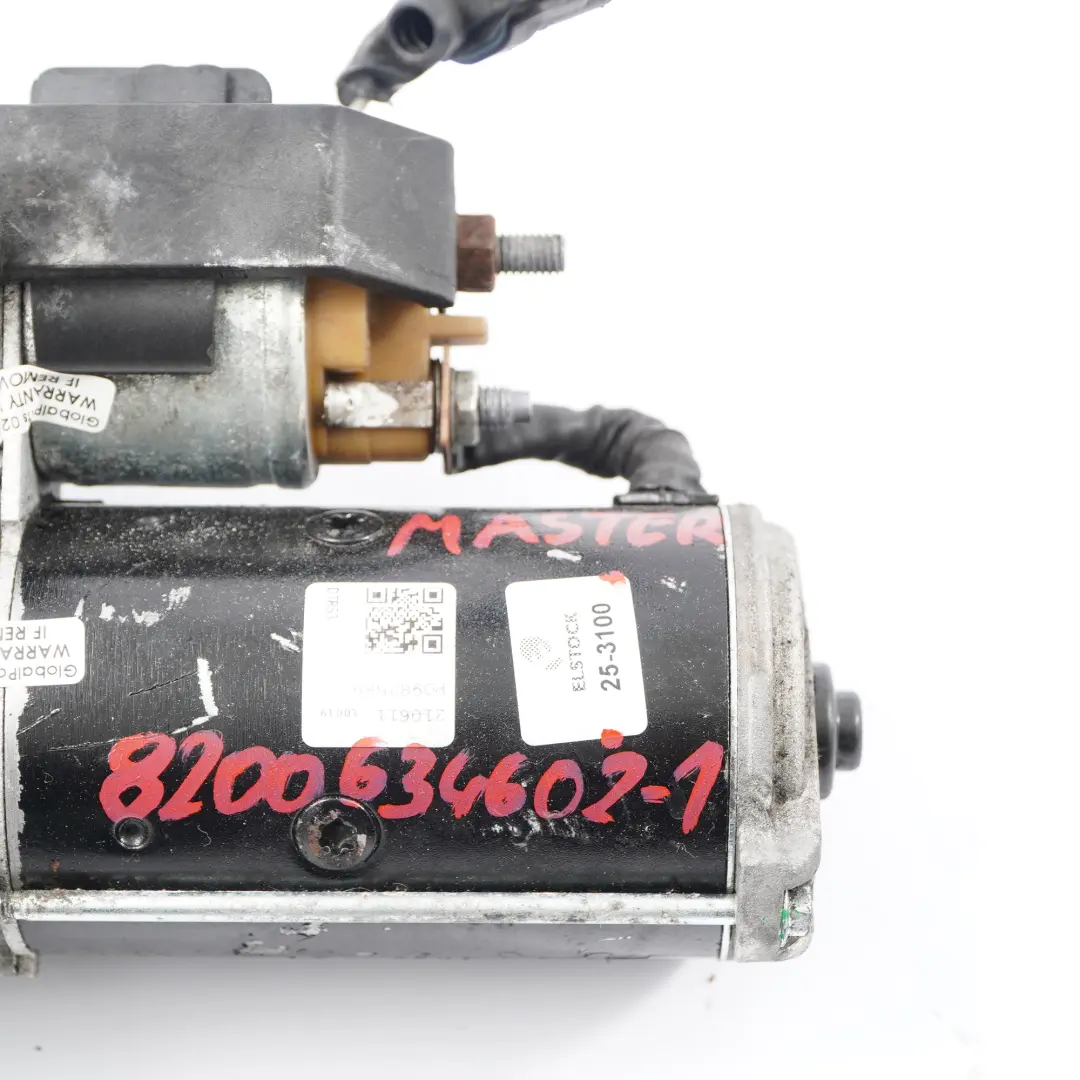 Starter Motor Elstock Renault Master II Trafic II 2.5 dCi Engine - SKU 8200634602-1 - Part number 8200634602