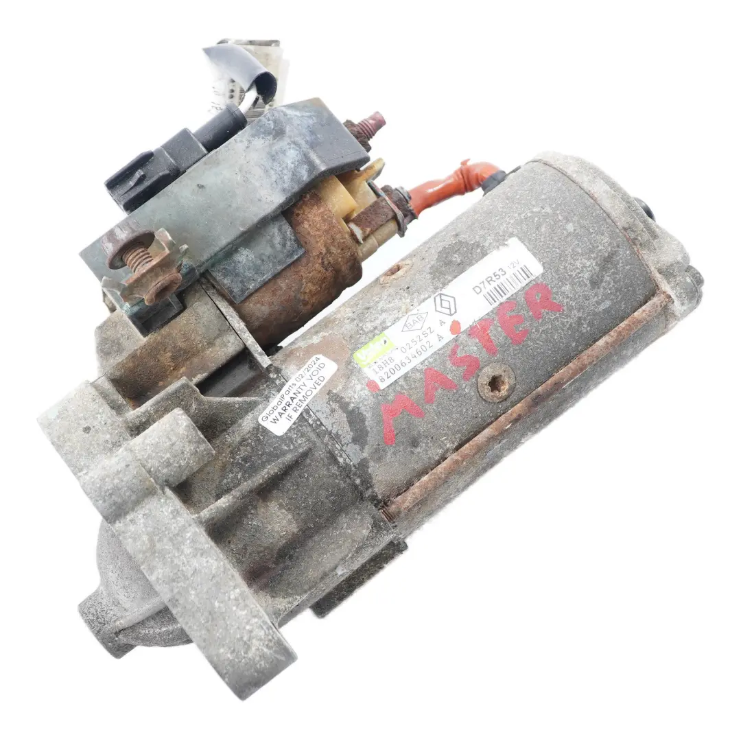 Rozrusznik Silnika do Renault Master II Trafic II 2.5 dCi Diesel o numerze 8200634602 Renault Master II Trafic II 2.5 dCi Diesel Rozrusznik Silnika - SKU 8200634602 - Numer Części 8200634602