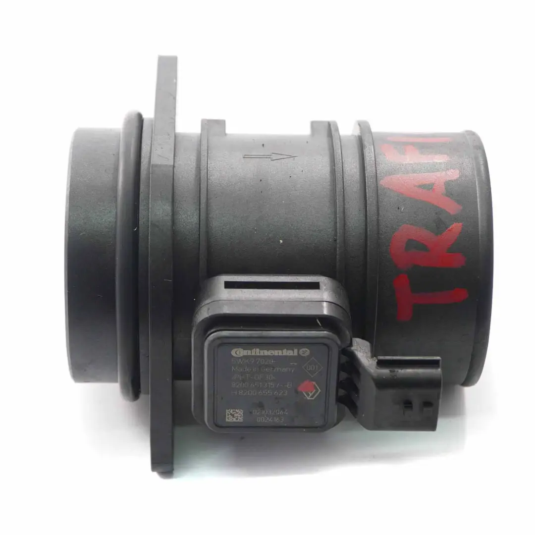 Flow Mass Meter Sensor 5WK97020 to Renault Trafic Opel Vivaro Air with Part number 8200651315 Renault Trafic Opel Vivaro Air Flow Mass Meter Sensor 5WK97020 - SKU 8200651315 - Part number 8200651315