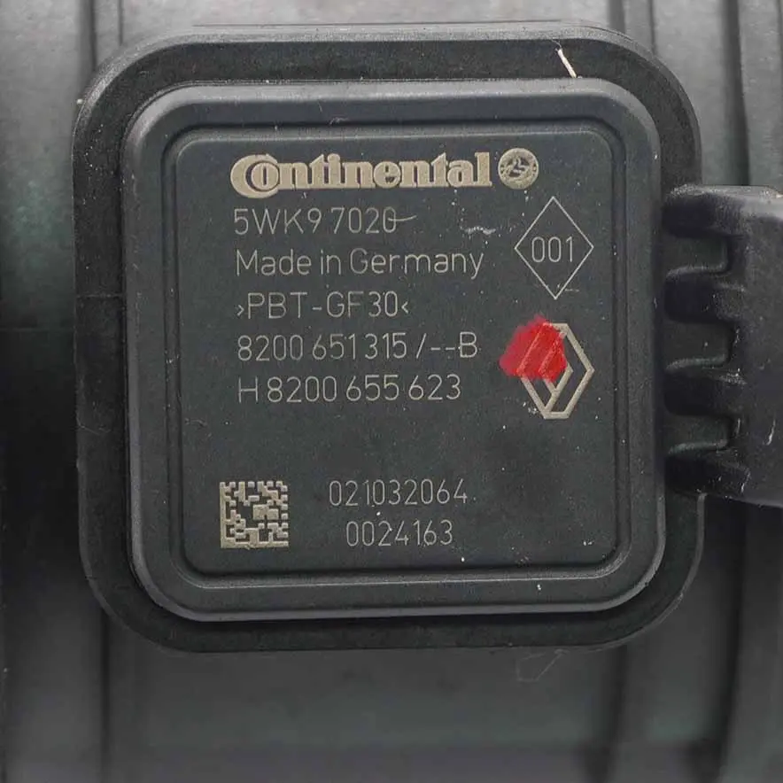 Sensor Medidor Masa Flujo Aire 5WK97020 para Renault Trafic Opel Vivaro con número de pieza 8200651315 Renault Trafic Opel Vivaro Sensor Medidor Masa Flujo Aire 5WK97020 - SKU 8200651315 - Número de pieza 8200651315