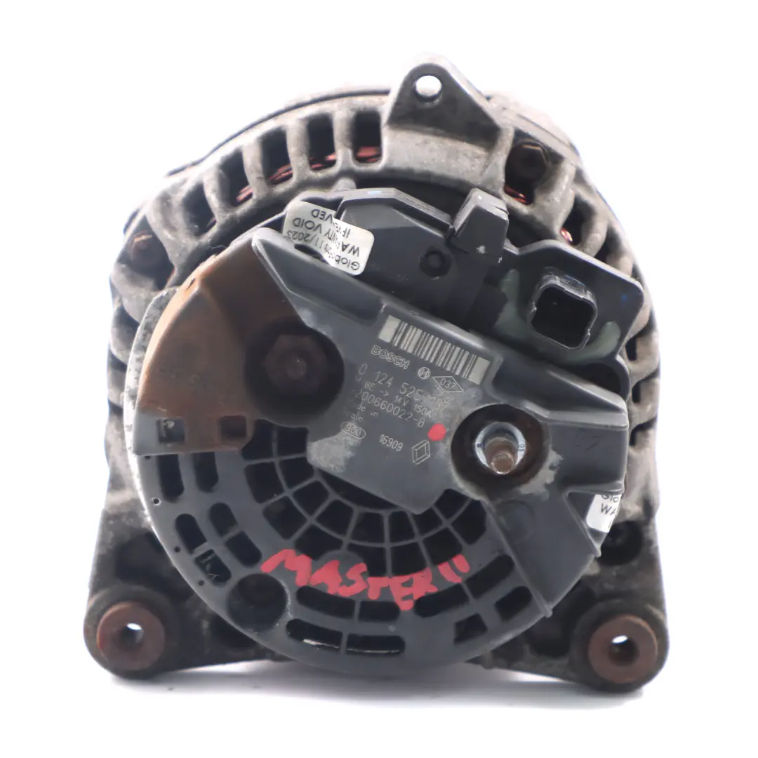 Alternateur moteur 14V 150A pour Renault Master Laguna 2 Opel Movano A à propos du numéro de pièce 8200660022 Renault Master Laguna 2 Opel Movano A Alternateur moteur 14V 150A - SKU 8200660022 - Numéro de pièce 8200660022