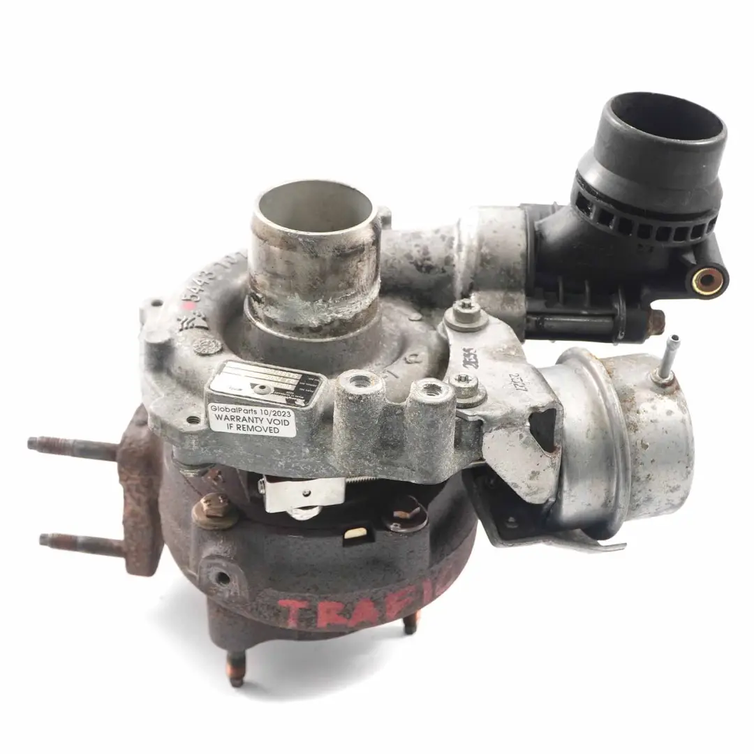 Turbocompresseur complet 820067824 pour Renault Trafic 3 Diesel 1.6 DCI à propos du numéro de pièce 54431014778 Renault Trafic 3 Diesel 1.6 DCI Turbocompresseur complet 820067824 - SKU 54431014778 - Numéro de pièce 54431014778