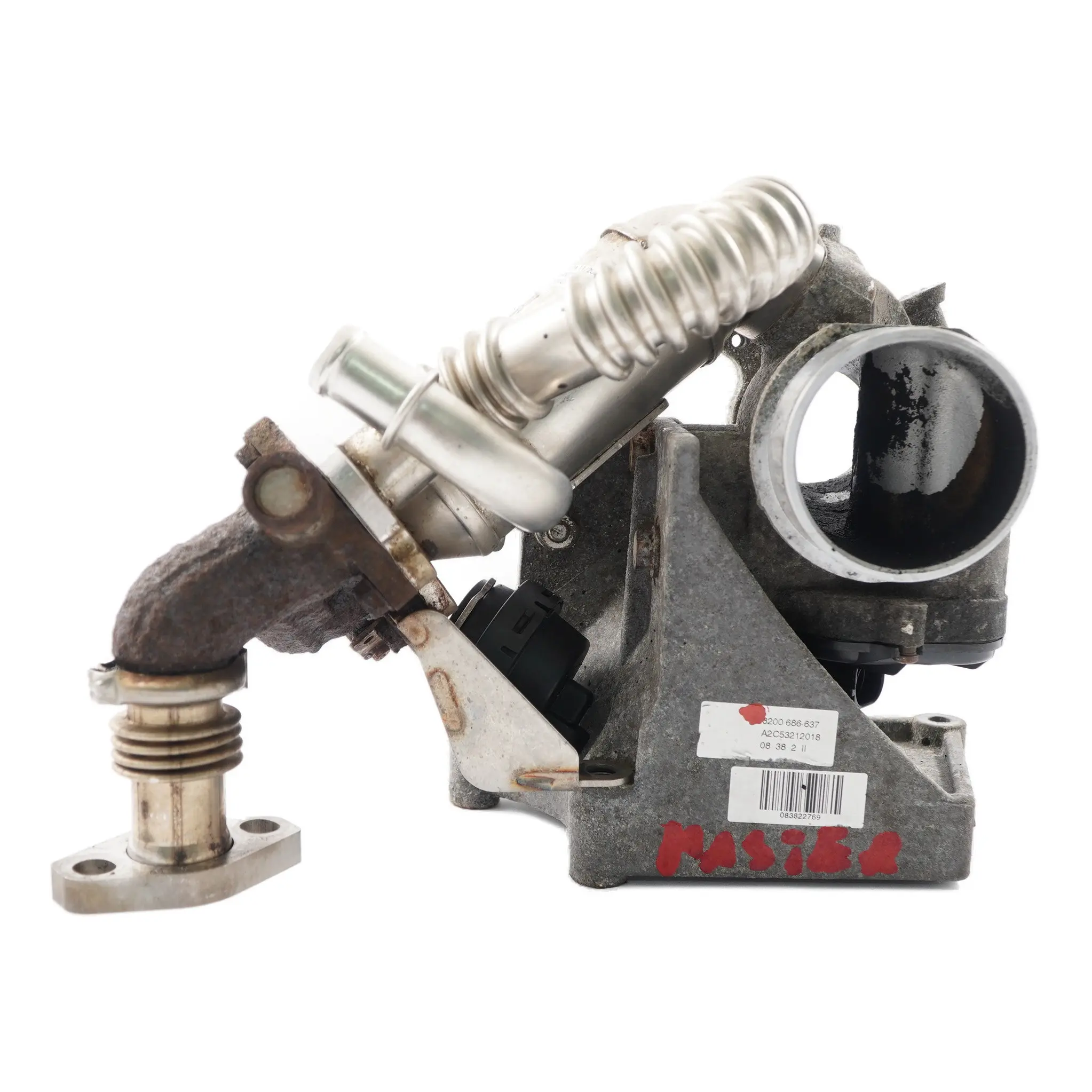 Renault Master 2 2.5 dCi EGR Valvola scarico Staffa montaggio 8200686637