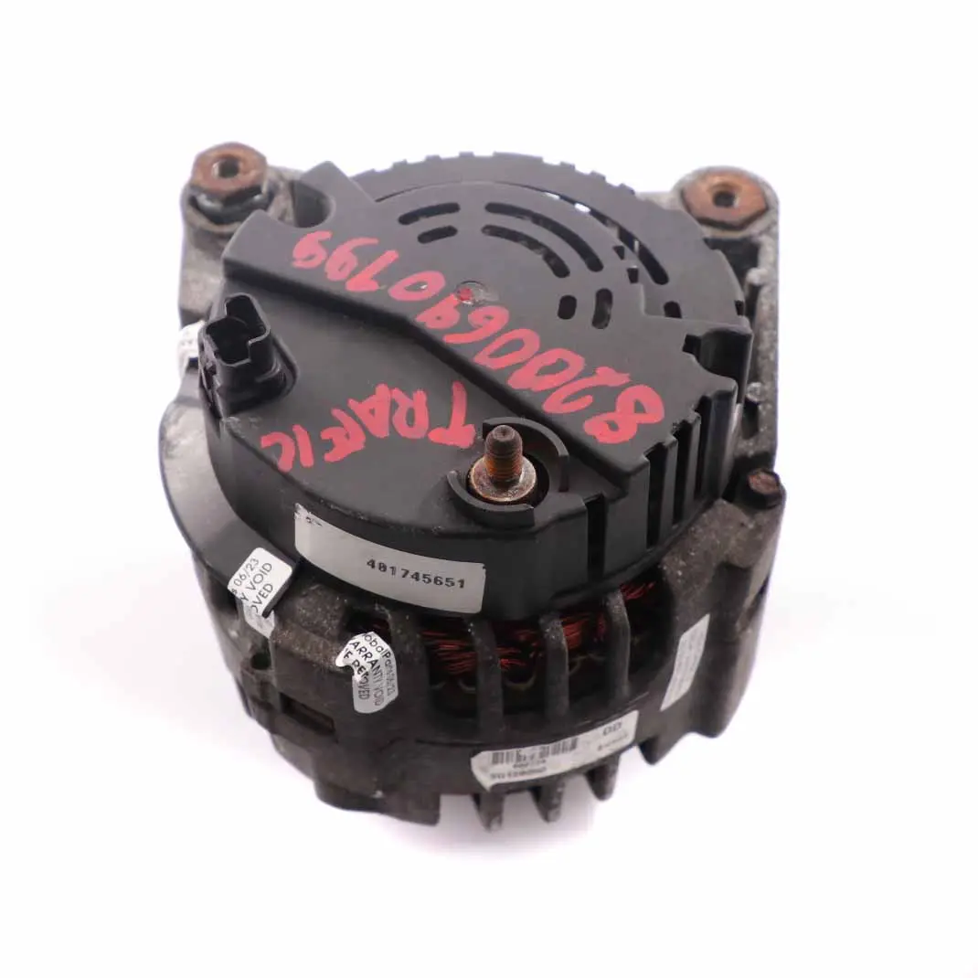 Renault Trafic II Alternator Generator 120A SG12B050 - SKU 8200690199 - Part number 8200690199