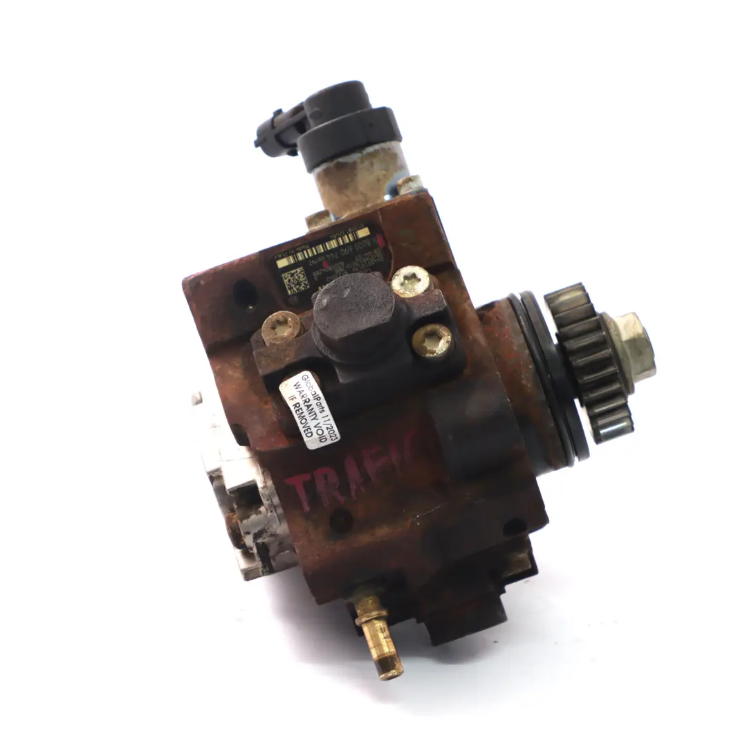 Inyección de Alta Presión Bomba Combustible para Renault Trafic II Vivaro A 2.0 DCi con número de pieza 8200690744 Renault Trafic II Vivaro A 2.0 DCi Inyección de Alta Presión Bomba Combustible - SKU 8200690744 - Número de pieza 8200690744