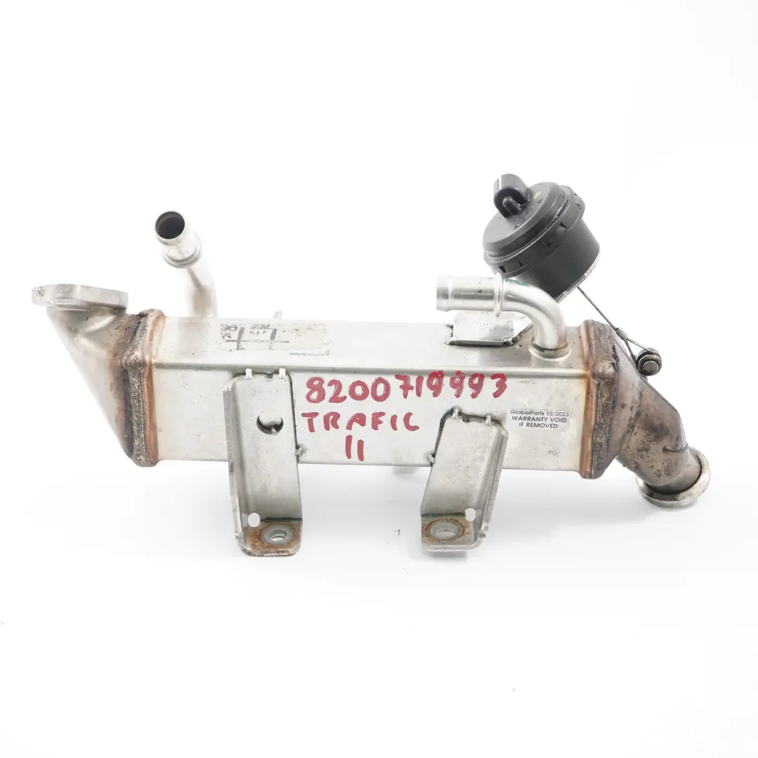 Valvola EGR Raffreddatore scarico per Renault Trafic II 2.0 DCI Diesel con numero di parte 8200719993 Renault Trafic II 2.0 DCI Diesel Valvola EGR Raffreddatore scarico - SKU 8200719993 - Numero di parte 8200719993