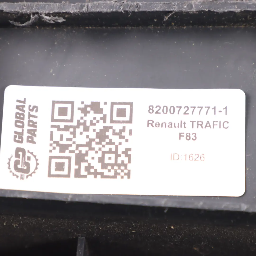 Renault Trafic Opel Vivaro Kit di attrezzi deposito chiavi ganci cric - SKU 8200727771-1 - Numero di parte 8200727771