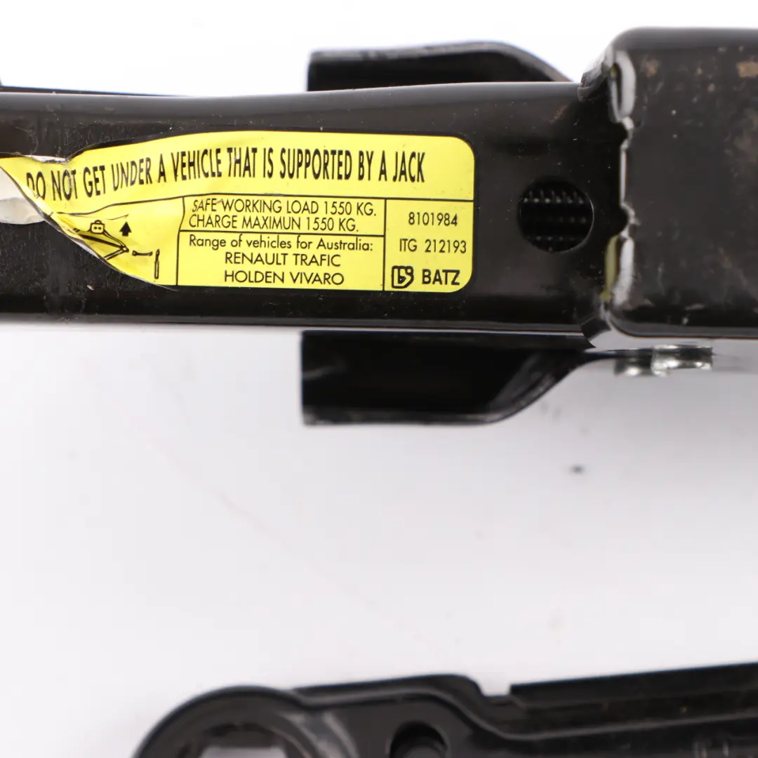 Tool Kit Storage Wrench Hook Jack to Renault Trafic Vauxhall Vivaro with Part number 8200727771 Renault Trafic Vauxhall Vivaro Tool Kit Storage Wrench Hook Jack - SKU 8200727771 - Part number 8200727771