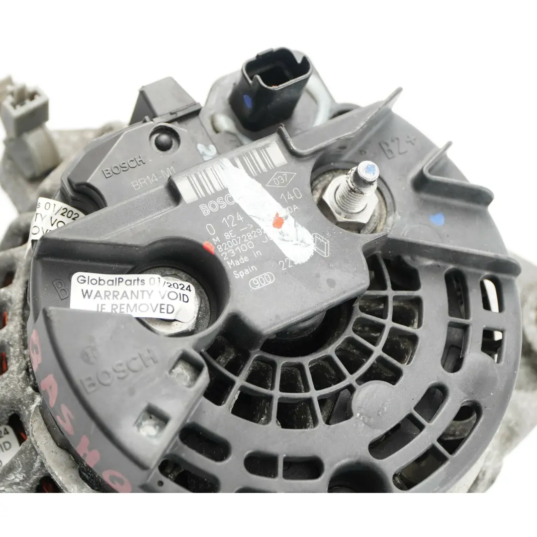 Dacia Duster dCi Engine Alternator to Nissan Qashqai Renault Megane II with Part number 820072829 Nissan Qashqai Renault Megane II Dacia Duster dCi Engine Alternator - SKU 820072829 - Part number 820072829