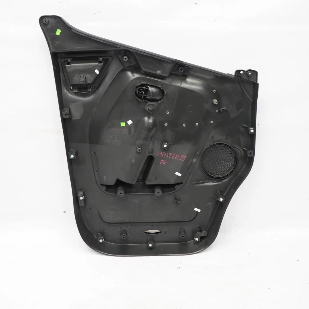 Renault Master III Door Card Front Right O/S Door Interior Trim Lining Black - SKU 8200729417 - Part number 8200729417