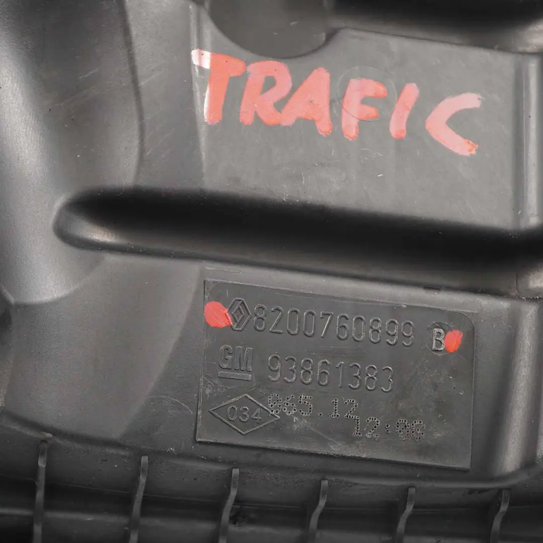 Filter Box Housing Silencer to Renault Trafic Opel Vivaro 2.0 DCI Air with Part number 8200760899B Renault Trafic Opel Vivaro 2.0 DCI Air Filter Box Housing Silencer - SKU 8200760899B - Part number 8200760899B