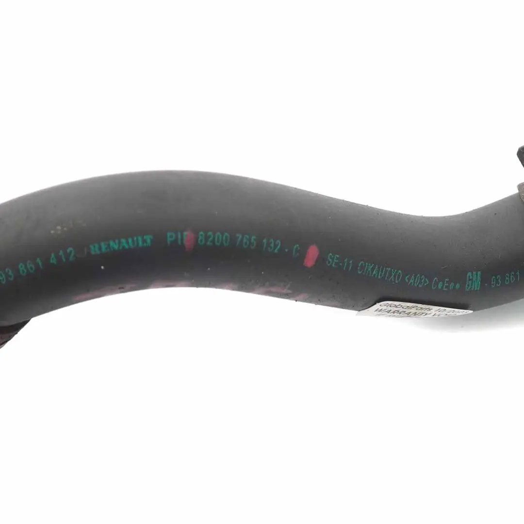  Tuyau d'eau Renault Trafic III Opel Vivaro B Conduite de liquide - SKU 8200765132C - Numéro de pièce 8200765132C
