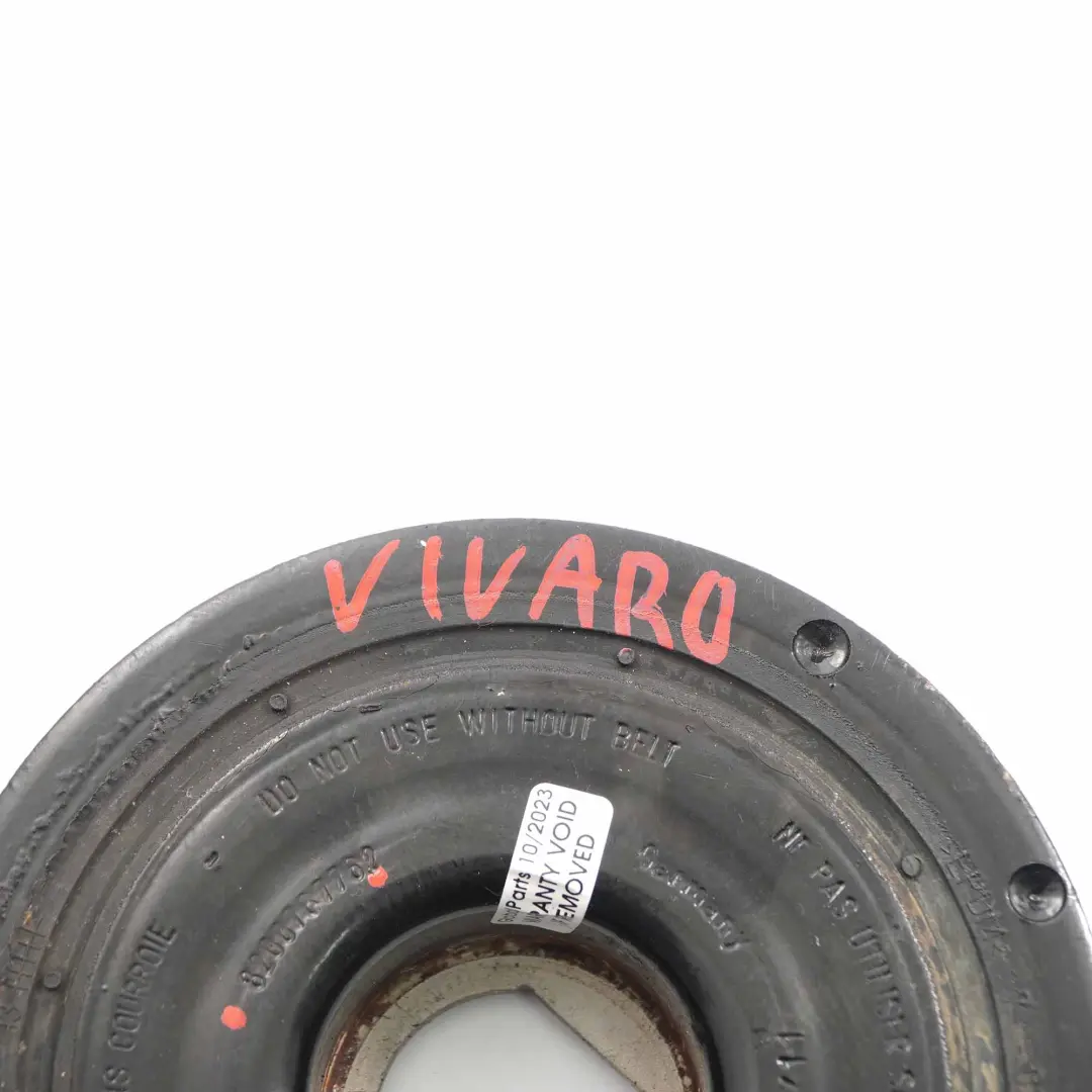 Moteur Diesel Poulie vilebrequin pour Renault Trafic II Vivaro B 2.0 DCI à propos du numéro de pièce 8200767762 Renault Trafic II Vivaro B 2.0 DCI Moteur Diesel Poulie vilebrequin - SKU 8200767762 - Numéro de pièce 8200767762