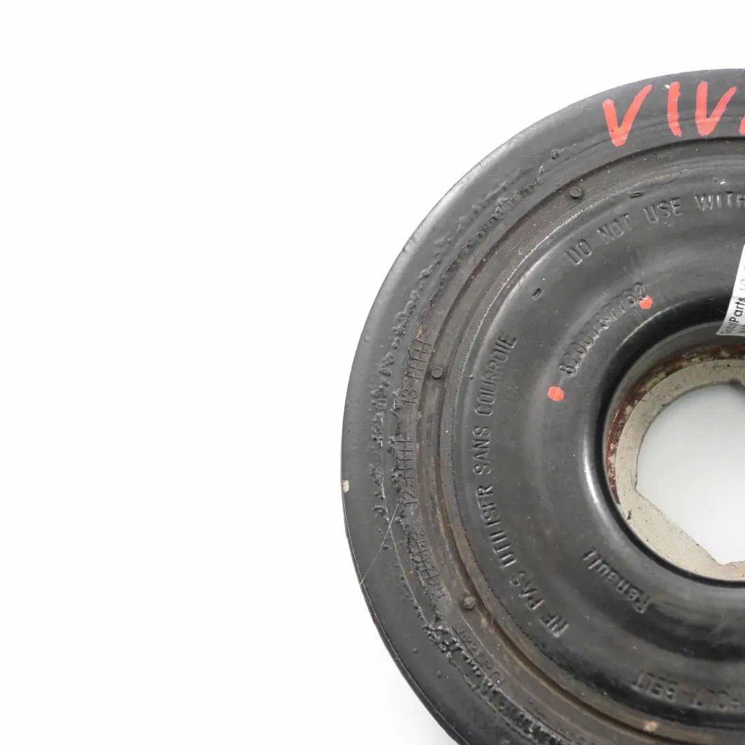 Renault Trafic II Vivaro B 2.0 DCI Motor Diesel Polea del cigüeñal - SKU 8200767762 - Número de pieza 8200767762