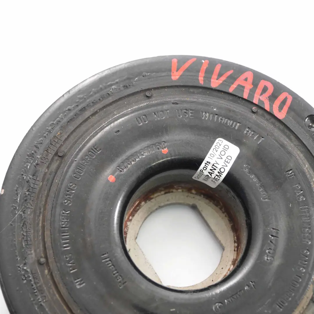 Renault Trafic II Vivaro B 2.0 DCI Diesel Engine Crankshaft Pulley - SKU 8200767762 - Part number 8200767762
