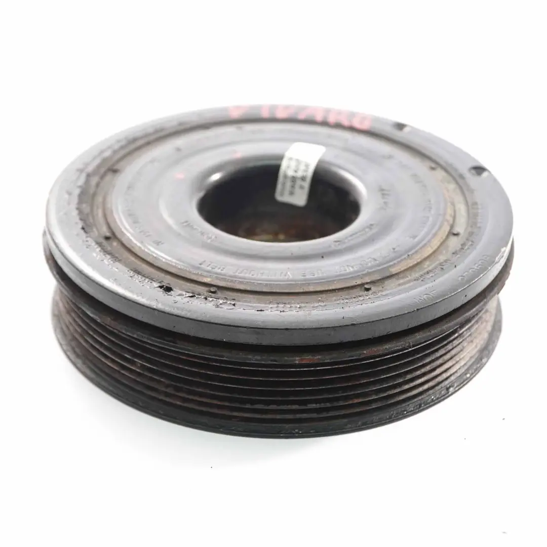 Polea del cigüeñal para Renault Trafic II Vivaro B 2.0 DCI Motor Diesel con número de pieza 8200767762 Renault Trafic II Vivaro B 2.0 DCI Motor Diesel Polea del cigüeñal - SKU 8200767762 - Número de pieza 8200767762