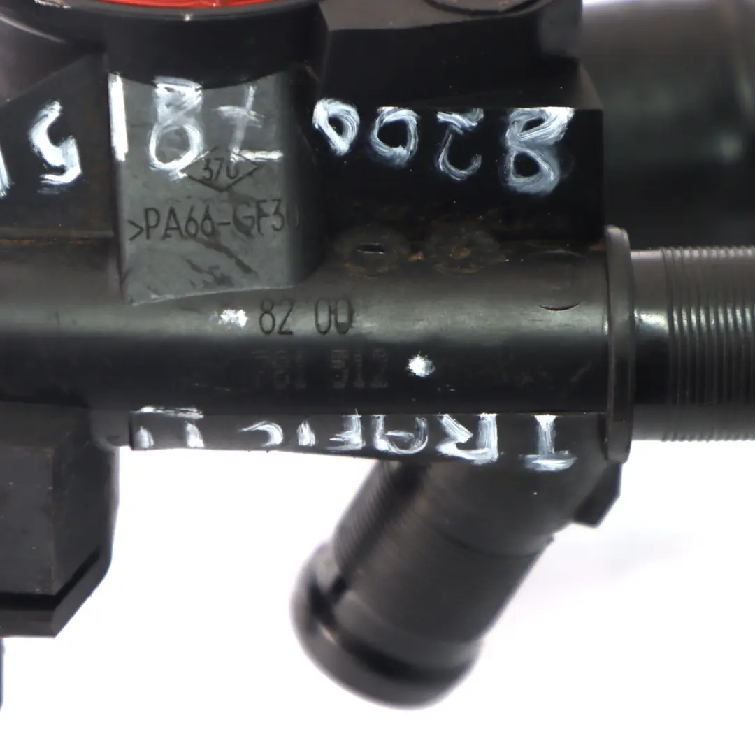 Termostat Z Obudową do Renault Trafic II Opel Vivaro A 2.0 DCI o numerze 8200781512 Renault Trafic II Opel Vivaro A 2.0 DCI Termostat Z Obudową - SKU 8200781512 - Numer Części 8200781512