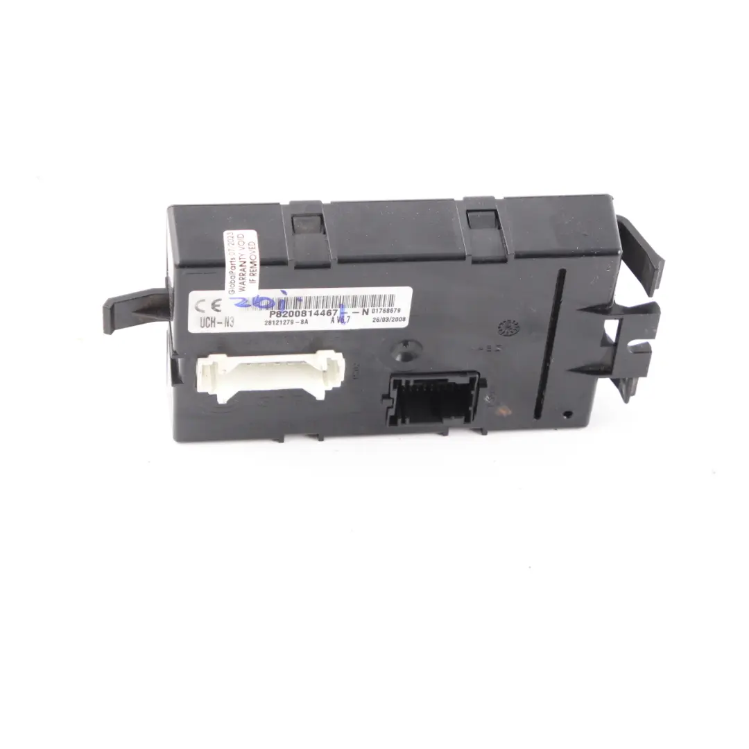 Control Unit Body Control Module BCM ECU to Renault Trafic II with Part number 8200814467 Renault Trafic II Control Unit Body Control Module BCM ECU - SKU 8200814467 - Part number 8200814467
