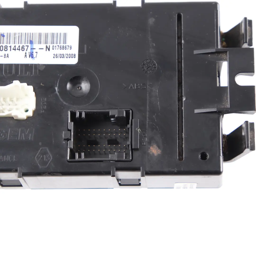 Renault Trafic II Control Unit Body Control Module BCM ECU - SKU 8200814467 - Part number 8200814467