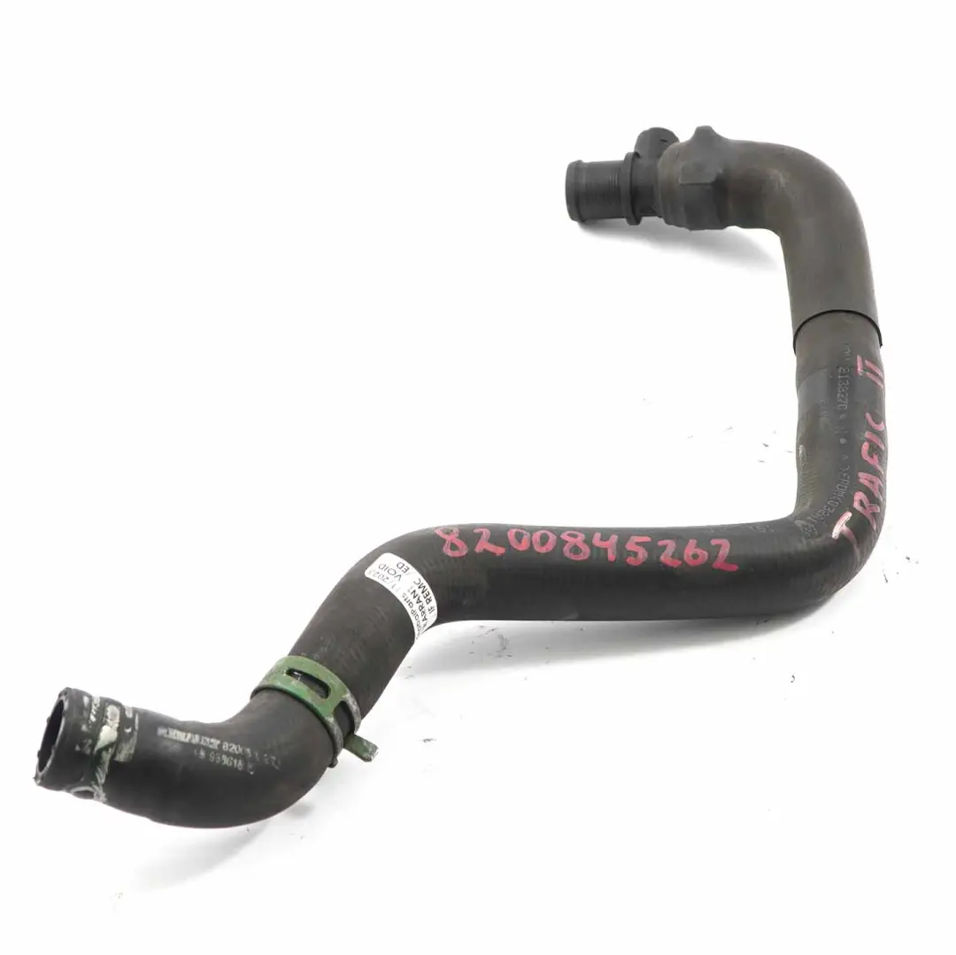 Water Hose Engine Cooling Radiator Heater Pipe to Renault Trafic 2 with Part number 8200845262 Renault Trafic 2 Water Hose Engine Cooling Radiator Heater Pipe - SKU 8200845262 - Part number 8200845262